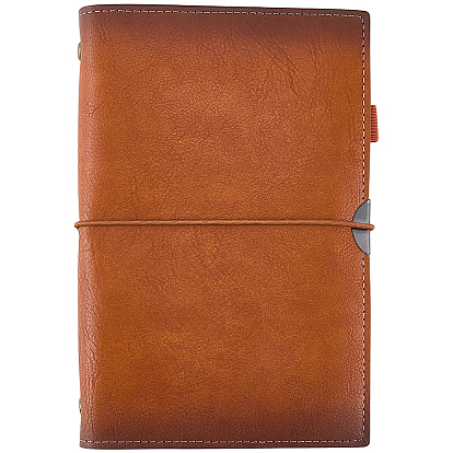 Imitation Leather Diary Notebook, Scrapbook, Rectangle with Paper Pages