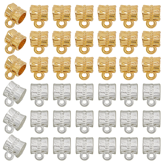 160 шт. 2 цвета цинковый сплав трубчатые держатели, петля под залог, бейлы