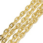 Aluminum Cable Chains, Unwelded, Flat Oval