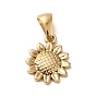 304 Stainless Steel Sunflower Charms