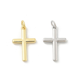 Латунные подвески, без кадмия, без никеля и без свинца, крест прелести, с целью перехода в кольце