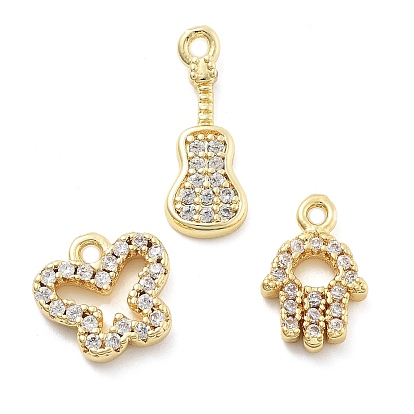 Латунные микро проложить кубического циркония прелести