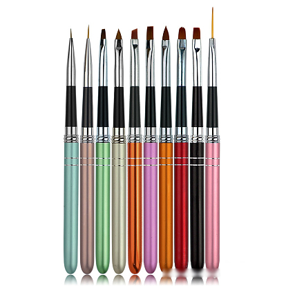 Professional Nail Art DBrush Pen Sets, Nail Art Point Drill Drawing Tools Set, for Acrylic UV Gel Drawing Painting
