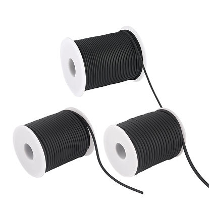 Tubo hueco pvc tubular cordón de caucho sintético, envuelta alrededor de la bobina de plástico blanco