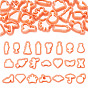 Plastic Molds, Clay Cutters, for Earring Making, Mixed Shapes