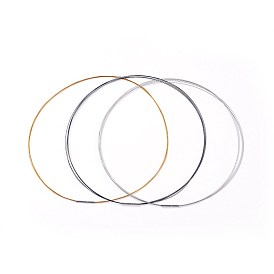 Steel Wire Necklace Making, with Stainless Steel Clasps