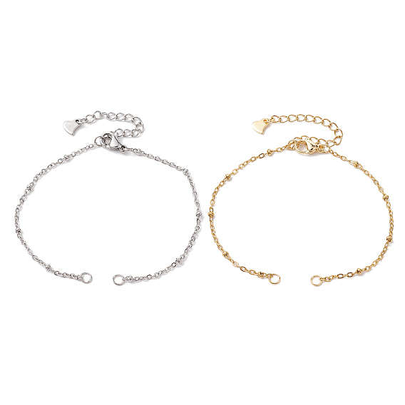 2 шт. 2 цвета 304 изготовление браслета-спутника из нержавеющей стали