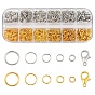 DIY-Schmuck-Set, mit eisernen Biegeringen und Hummerkrallenverschlüssen aus Zinklegierung