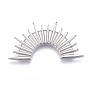 304 Stainless Steel Cabochons, Half Rings Shape