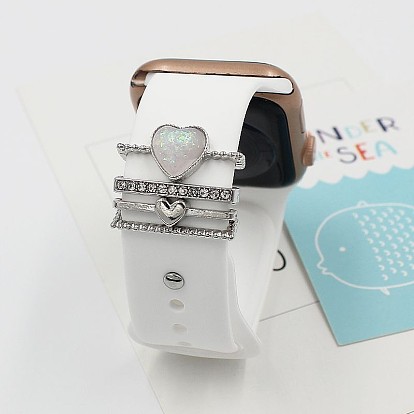 Rhinestones Watch Band Charms Decoration Ring For Watch Bands