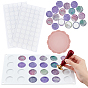 1Pcs Food Grade Silicone Molds, Baking Molds, for DIY Chocolate, 2 Sheets PE Thin Film Sticker, with Double Self-Adhesive, and 1Pc Flower Silicone Pads