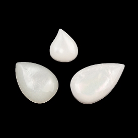 Opaque Resin Decoden Cabochons, Teardrop