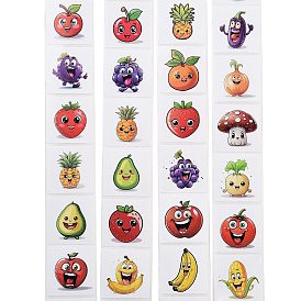 Picture Paper Stickers, Fruits Cartoon Stickers