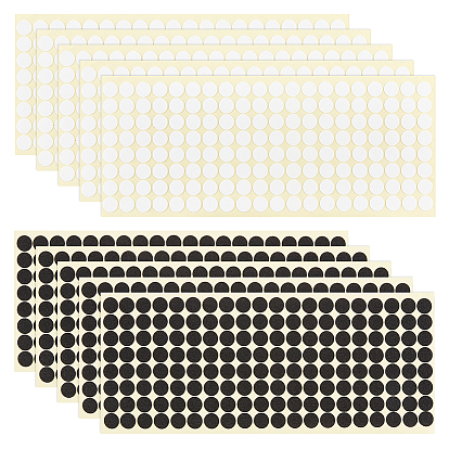 10 листы 2 цветные устойчивые к царапинам наклейки точки для чехла мобильного телефона, круглые