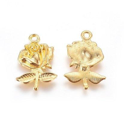 Idées cadeaux pour ses pendentifs de style tibétain, sans plomb et sans cadmium, rose, 25.5x17.5x3mm, Trou: 1.5mm