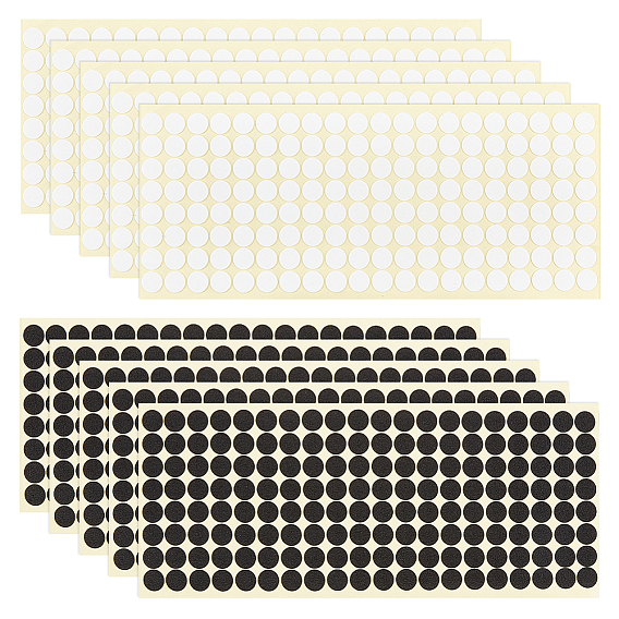 10 листы 2 цветные устойчивые к царапинам наклейки точки для чехла мобильного телефона, круглые