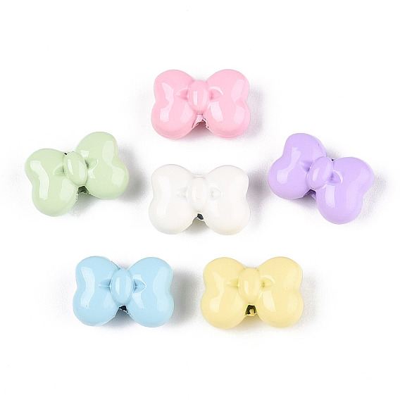 Бусины из сплава краски для выпечки, бантом