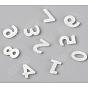 Natural Freshwater Shell Beads, Top Drilled Beads, Number