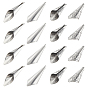 20Pcs 2 Style 304 Stainless Steel Pendants, Calla Lily