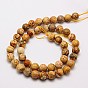 Natural Picture Jasper Beads Strands, Faceted, Round