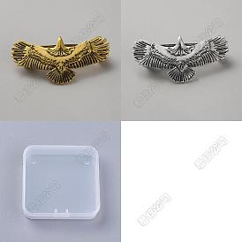 2pcs 2 pinces à cheveux à pression en alliage de couleurs, aigle, accessoires de cheveux pour femmes filles