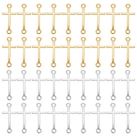 36pcs maillons/connecteurs en alliage, sans cadmium et sans plomb, Croix latérale