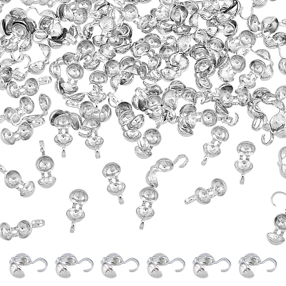 100шт. латунные наконечники бусин, Калотте заканчивается, крышка раскладушки