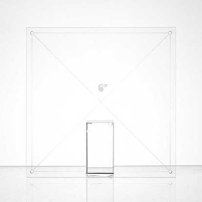 Acrylic Transparent Pressure Plate, Quilting Template, Square
