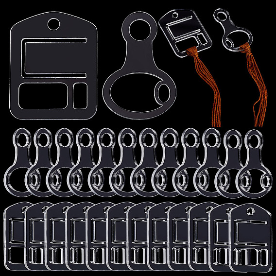 40шт 2 стиль акриловые нитки для вышивания капли, тонкие катушки мулине, для хранения швейных ниток, форма стрелки и тыквы