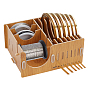 DIY Wooden Copper Foil Tape Dispenser, for Stained Art Tools Storage