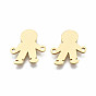 201 Stainless Steel Links Connectors, Laser Cut, Boy
