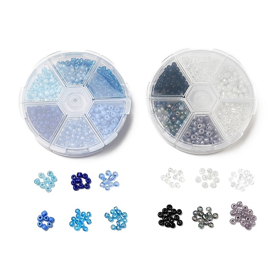 120 Стеклянный бисер в стиле g 120, серебряная линия круглое отверстие, семена прозрачных/непрозрачных цветов, круглые