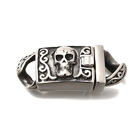 Магнитные застежки, нержавеющая сталь 304, череп