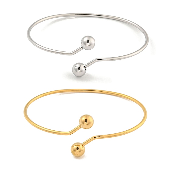 304 из нержавеющей стали манжеты браслеты, браслеты с крутящим моментом для женщин