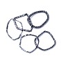 Non-magnetic Synthetic Hematite Stretch Bracelets, Mixed Shapes