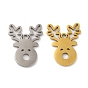 201 подвески из нержавеющей стали, олень очарование
