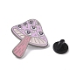 Mushroom with Eye Alloy Enamel Pin Brooch, for Backpack Clothes