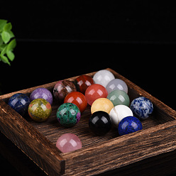 Boule de cristal de pierres précieuses, Décorations d'affichage de pierre d'énergie reiki pour la guérison, méditation