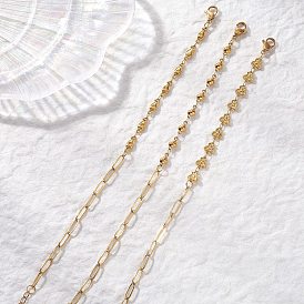 304 браслеты звеньев из нержавеющей стали, браслеты-цепочки со скрепками для женщин, бабочка/рыба/ракушка