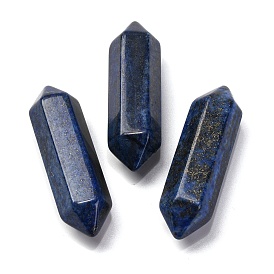 Natural Lapis Lazuli Double Terminated Points, Faceted, Dyed