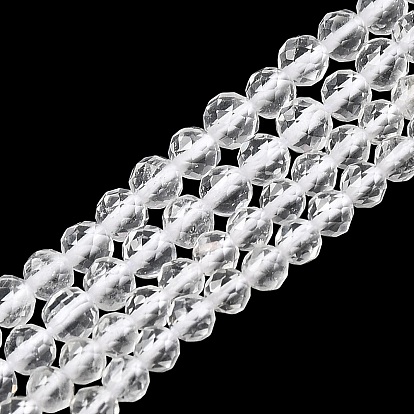 Природных кристаллов кварца бисер нитей, граненые, горного хрусталя, круглые