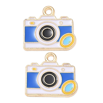 Alloy Enamel Pendants, Camera Charms