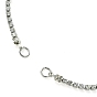 Iron Rhinestone Strass Chains Bracelet Makings, with 304 Stainless Steel Open Jump Rings