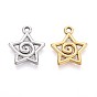 304 подвески из нержавеющей стали, звезда очарование, ионное покрытие (ip)