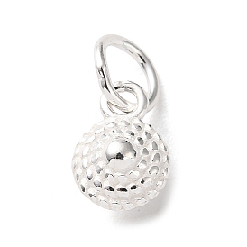 925 подвески-блюдца из стерлингового серебра с соединительными кольцами