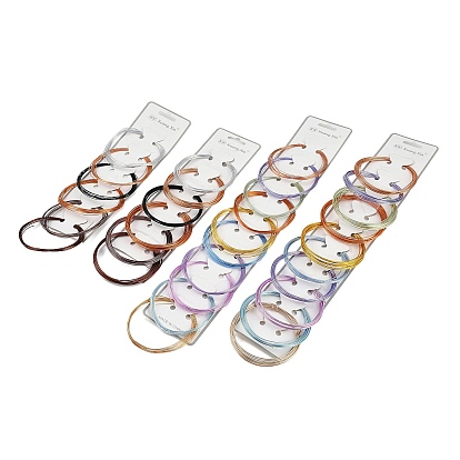 Круглый анодированный алюминиевый провод, гибкая легкая проволока для рукоделия