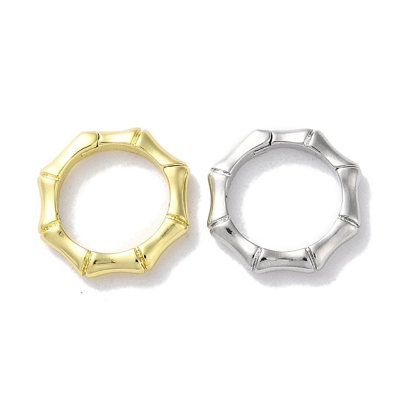 Стойки покрытие латунь Twister застежками, долговечный, без свинца и без кадмия, бамбук