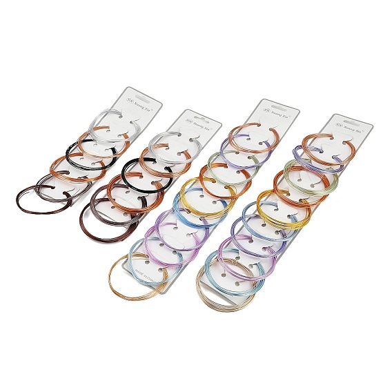 Круглый анодированный алюминиевый провод, гибкая легкая проволока для рукоделия