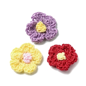 Cotton Thread Knitted Ornament Accessories, Flower