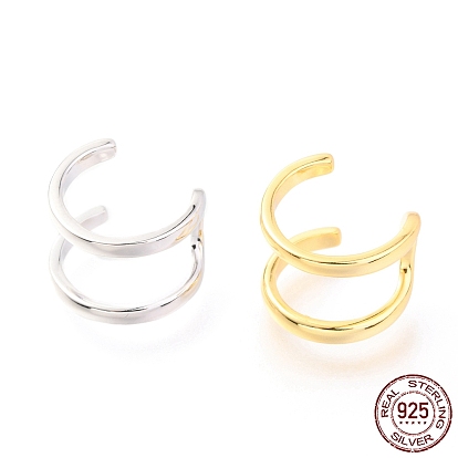 925 Sterling Silver Cuff Earrings